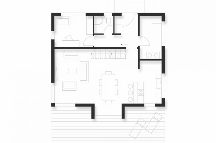 Wohnhaus | WH1 | 152 qm | analog KfW55 - EG Wohnhaus | WH1 | 152 qm | analog KfW55 - EG